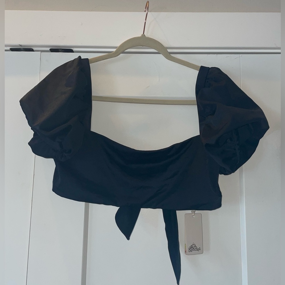 Agua Bendita Calista Top Black XL – NWT